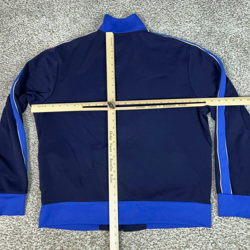 Polo Ralph Lauren Jacket Mens XL Blue Casual Track Full Zip Side Stripe Big Pony